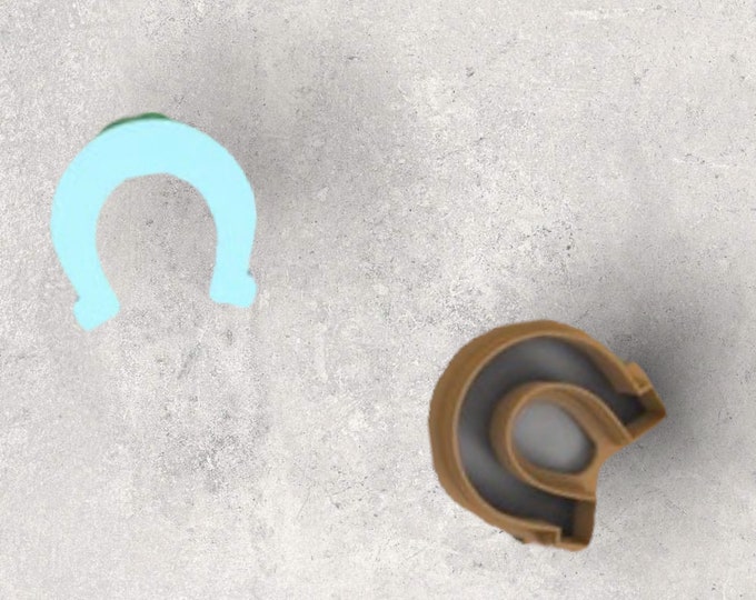 Horse Shoe Clay Cutter| Polymer clay shape cutter | embossing cutter |earring shape mold | ceramic pottery
