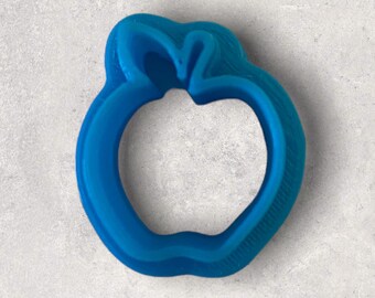 Apple Clay Cutter| Polymer clay shape cutter | embossing cutter |earring shape mold | ceramic pottery