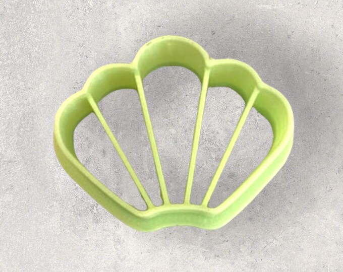 Scallop B Clay Cutter | Polymer clay shape cutter | embossing cutter |earring shape mold | ceramic pottery | handmade earrings