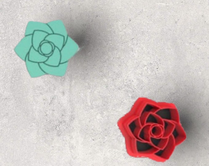 Flower Embossed Clay Cutter| Polymer clay shape cutter | embossing cutter |earring shape mold | ceramic pottery