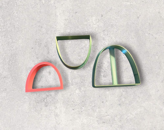 Arch Clay Cutter | Polymer clay shape cutter | embossing cutter |earring shape mold | handmade earrings |