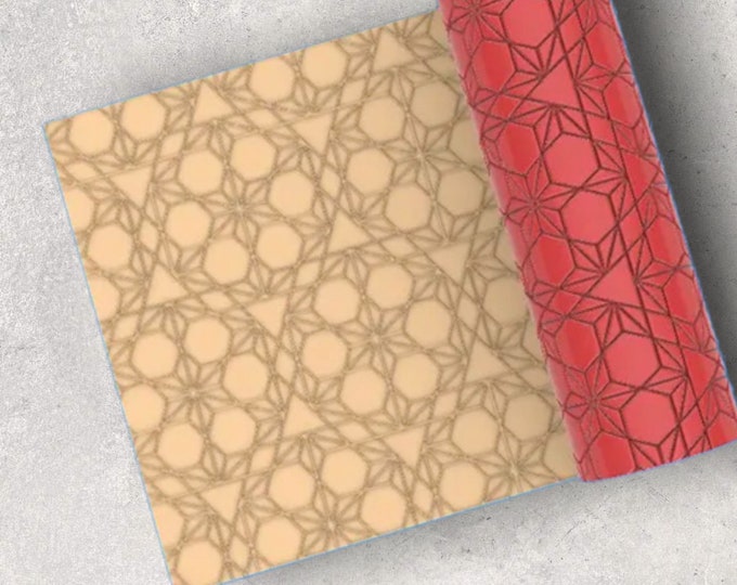 Seamless Texture Roller  | Clay Roller I Pottery Roller I Polymer Clay Roller I Texture Rolling Pin |