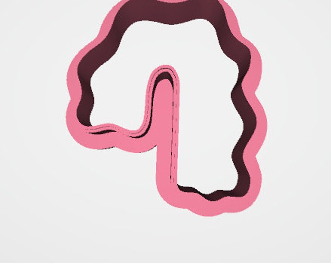 Wavy A-symetric Arch Clay Cutter| Polymer clay shape cutter | embossing cutter |earring shape mold | ceramic pottery