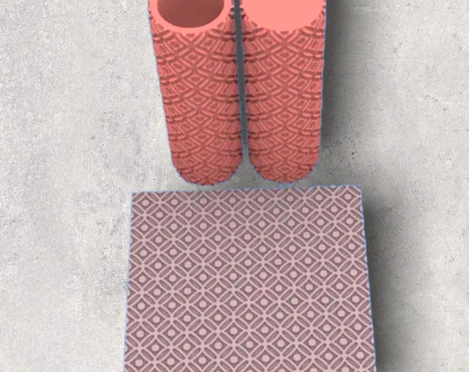 Seamless Texture Roller | Clay Roller I Pottery Roller I Polymer Clay Roller I Texture Rolling Pin |