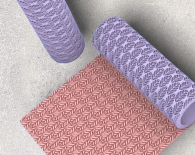 Seamless Texture Roller | Clay Roller I Pottery Roller I Polymer Clay Roller I Texture Rolling Pin |
