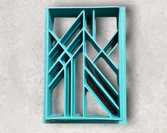 Architect I Embossed Clay Cutter Set | Polymer clay shape cutter |earring shape mold | ceramic pottery | handmade earrings