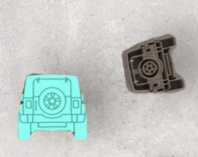 Jeep Clay Cutter| Polymer clay shape cutter | embossing cutter |earring shape mold | ceramic pottery