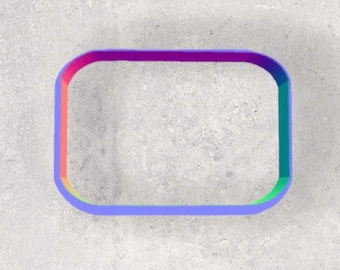 Rounded Rectangle Clay Cutter| Polymer clay shape cutter | embossing cutter |earring shape mold | ceramic pottery
