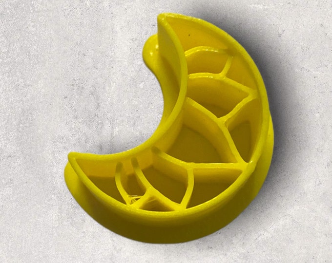 Mandala Moon Embossed Clay Cutter| Polymer clay shape cutter | embossing cutter |earring shape mold | ceramic pottery
