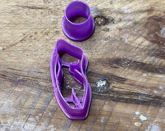 Silhouette III Clay Cutter | Polymer clay shape cutter | embossing cutter |earring shape mold