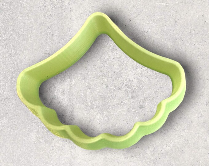 Scalloped Fan Moroccan Clay Cutter | Polymer clay shape cutter | embossing cutter |earring shape mold | ceramic pottery | handmade earrings