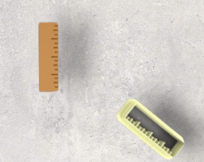 Ruler Clay Cutter| Polymer clay shape cutter | embossing cutter |earring shape mold | ceramic pottery