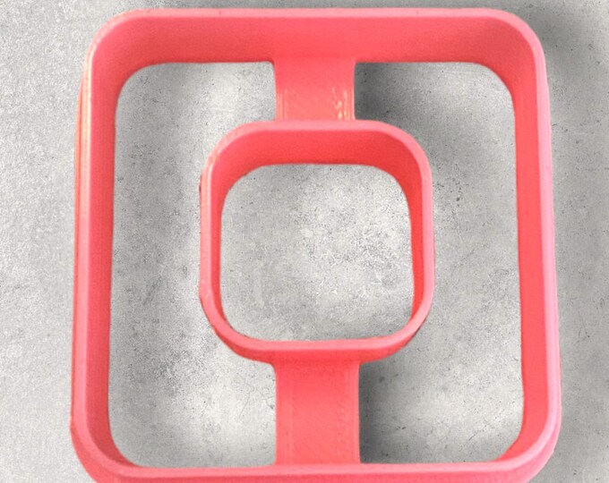 Square Donut Clay Cutter | Polymer clay shape cutter | embossing cutter |earring shape mold | handmade earrings |