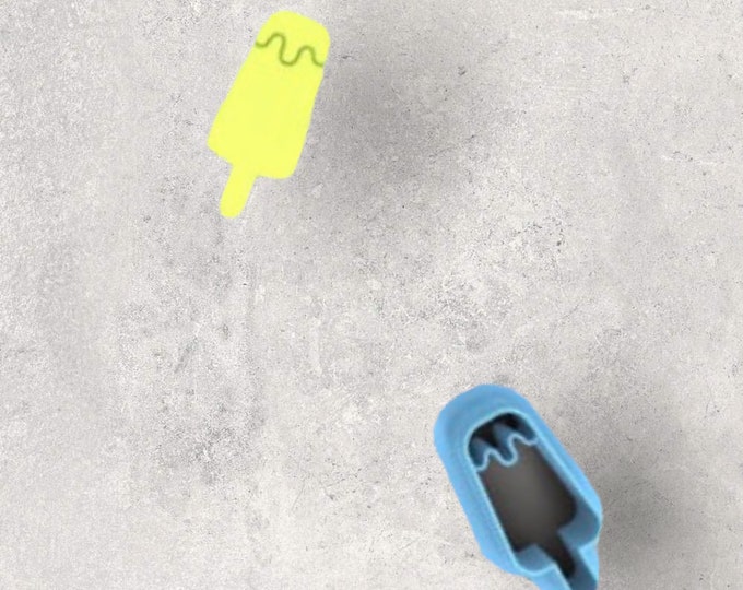 Ice Cream Clay Cutter| Polymer clay shape cutter | embossing cutter |earring shape mold | ceramic pottery