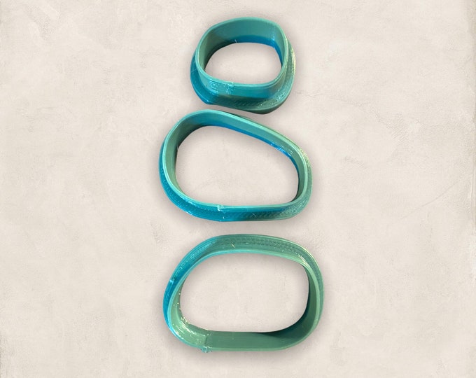 Organic Shape Clay Cutter | Polymer clay shape cutter | embossing cutter |earring shape mold | handmade earrings |