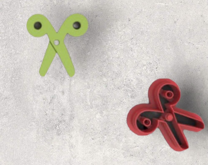Scissor Clay Cutter| Polymer clay shape cutter | embossing cutter |earring shape mold | ceramic pottery