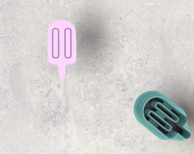 Popsicle Clay Cutter| Polymer clay shape cutter | embossing cutter |earring shape mold | ceramic pottery