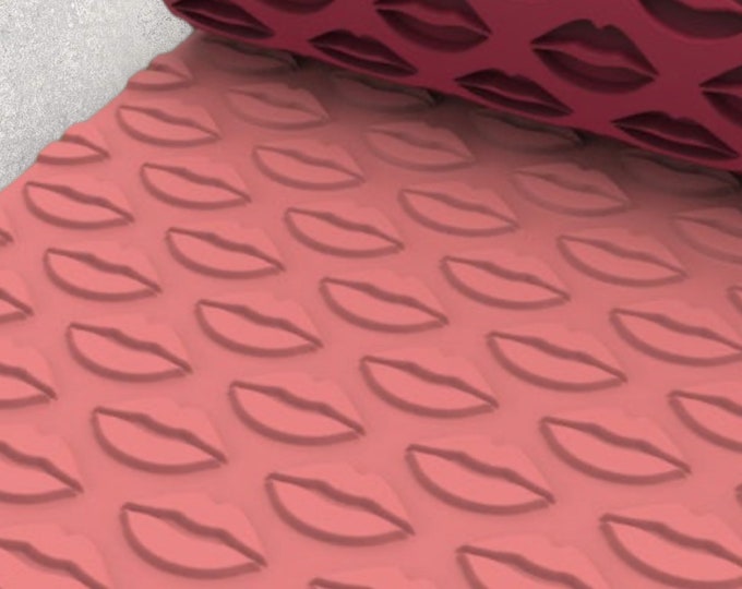 Lips Seamless Texture Roller  | Clay Roller I Pottery Roller I Polymer Clay Roller I Texture Rolling Pin |