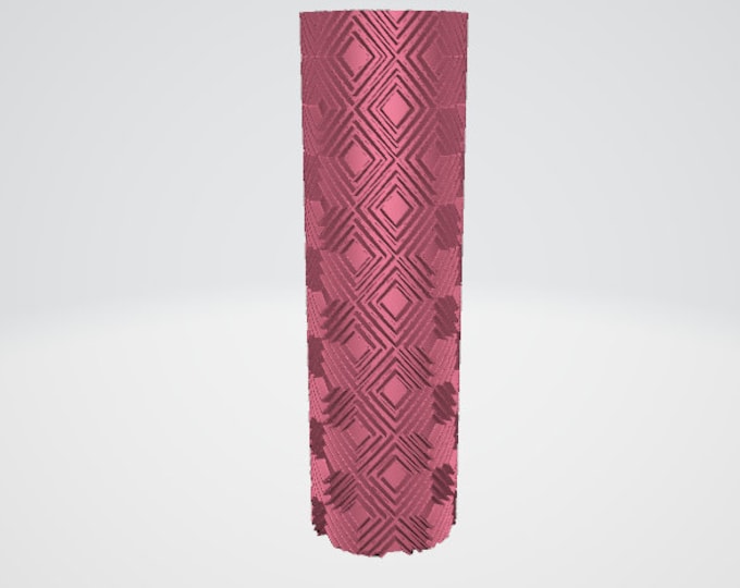 Art Deco Square I Seamless Texture Roller | Clay Roller I Pottery Roller I Polymer Clay Roller I Texture Rolling Pin |