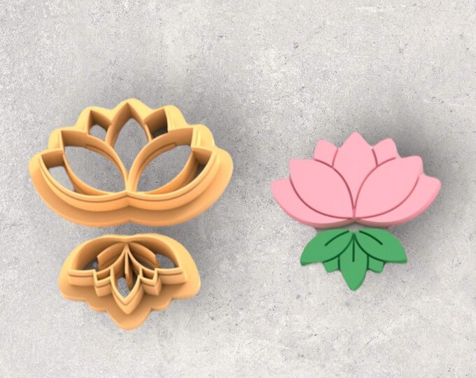 Flower Clay Cutter| Polymer clay shape cutter | embossing cutter |earring shape mold | ceramic pottery