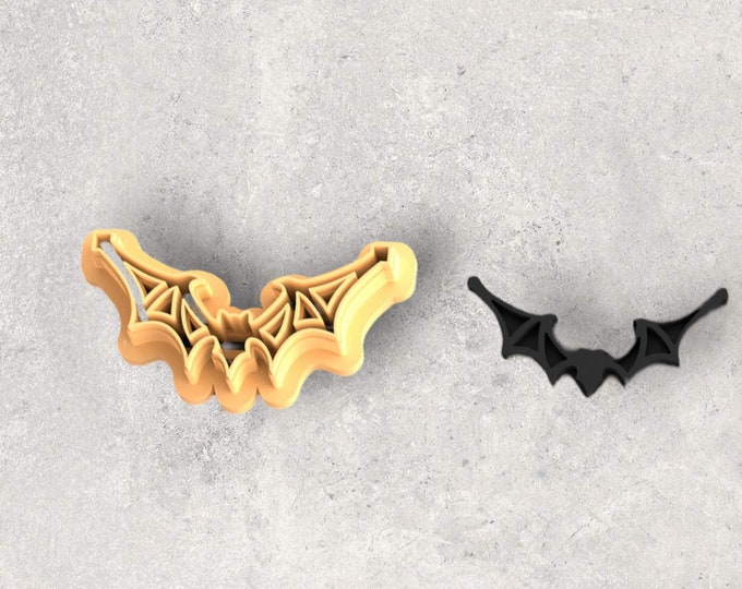 Halloween Bat Clay Cutter| Polymer clay shape cutter | embossing cutter |earring shape mold | ceramic pottery