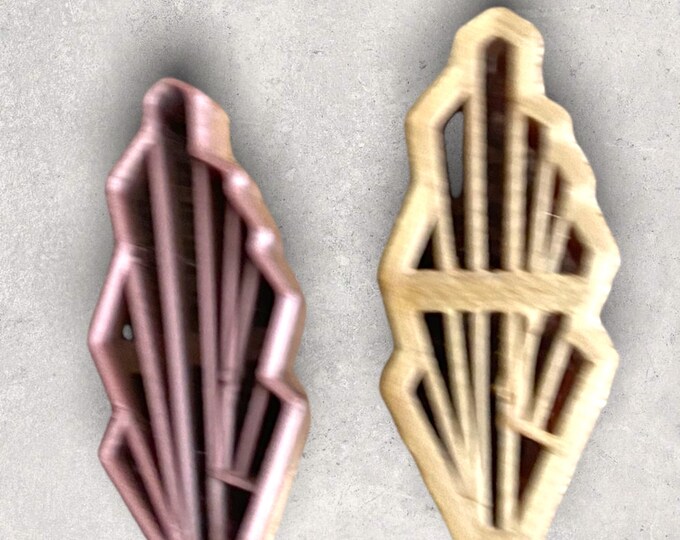 Juliet Embossed Clay Cutter | Polymer clay shape cutter | embossing cutter |earring shape mold | ceramic pottery | handmade earrings