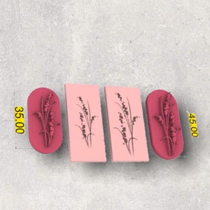 Flower Clay Stamp| Polymer clay shape cutter | embossing cutter |earring shape mold | handmade earrings |