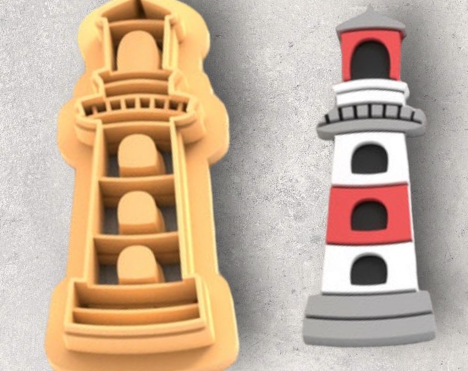Light House Clay Cutter| Polymer clay shape cutter | embossing cutter |earring shape mold | ceramic pottery