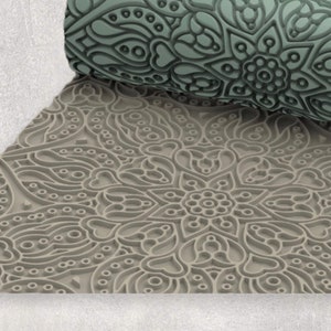 Paisley Seamless Texture Roller  | Clay Roller I Pottery Roller I Polymer Clay Roller I Texture Rolling Pin |