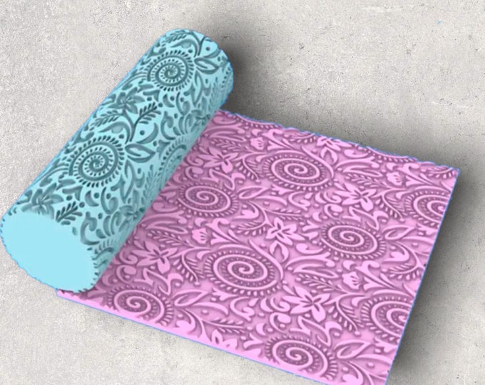 Seamless Texture Roller | Clay Roller I Pottery Roller I Polymer Clay Roller I Texture Rolling Pin |