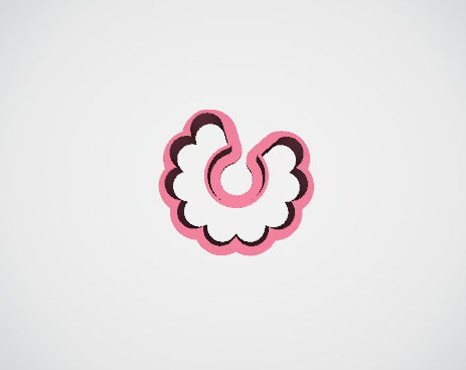 Fat Hoop Clay Cutter| Polymer clay shape cutter | embossing cutter |earring shape mold | ceramic pottery