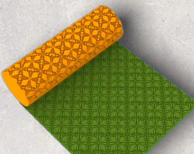 Seamless Texture Roller | Clay Roller I Pottery Roller I Polymer Clay Roller I Texture Rolling Pin |