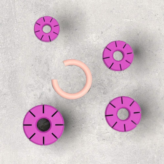 Earring Tutorial Hoop Polymer Clay Earrings Hoop Guides For - Main Image