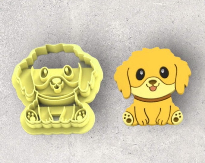 Dog Clay Cutter| Polymer clay shape cutter | embossing cutter |earring shape mold | ceramic pottery