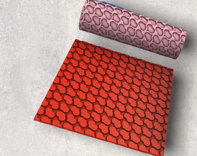 Seamless Texture Roller  | Clay Roller I Pottery Roller I Polymer Clay Roller I Texture Rolling Pin |
