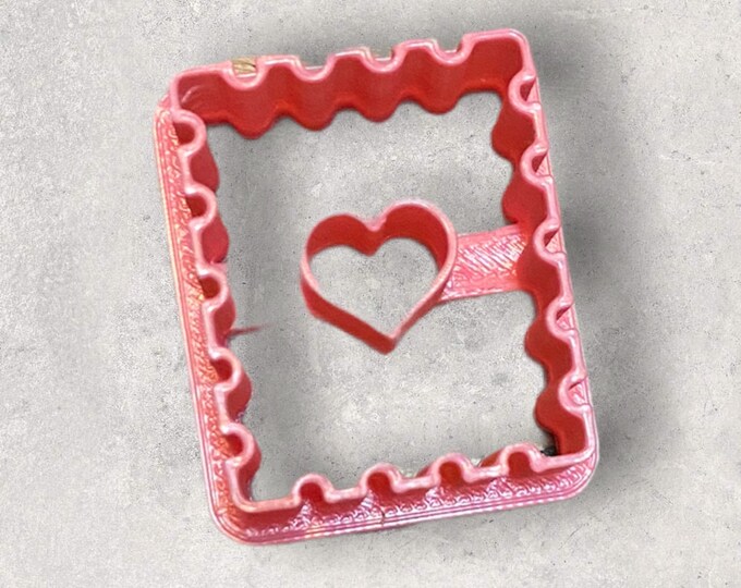 Love Stamp Embossed Clay Cutter | Polymer clay shape cutter | embossing cutter |earring shape mold | handmade earrings |
