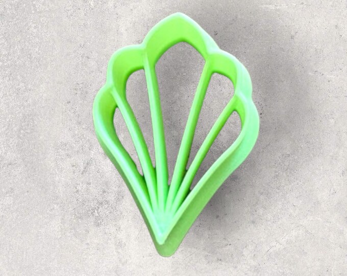 Scallop Fan Cutter | Polymer clay shape cutter | embossing cutter |earring shape mold | ceramic pottery | handmade earrings