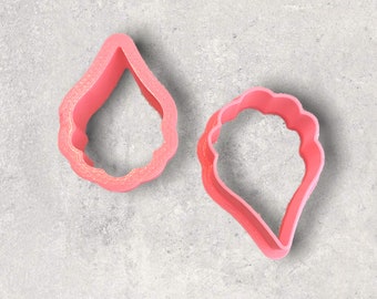 Scalloped Moroccan Petal Clay Cutter | Polymer clay shape cutter | embossing cutter |earring shape mold  | handmade earrings