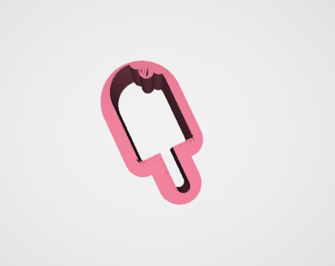 Popsicle II Clay Cutter| Polymer clay shape cutter | embossing cutter |earring shape mold | ceramic pottery