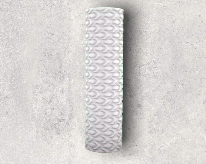 Leather Texture Roller  | Clay Roller I Pottery Roller I Polymer Clay Roller I Texture Rolling Pin |