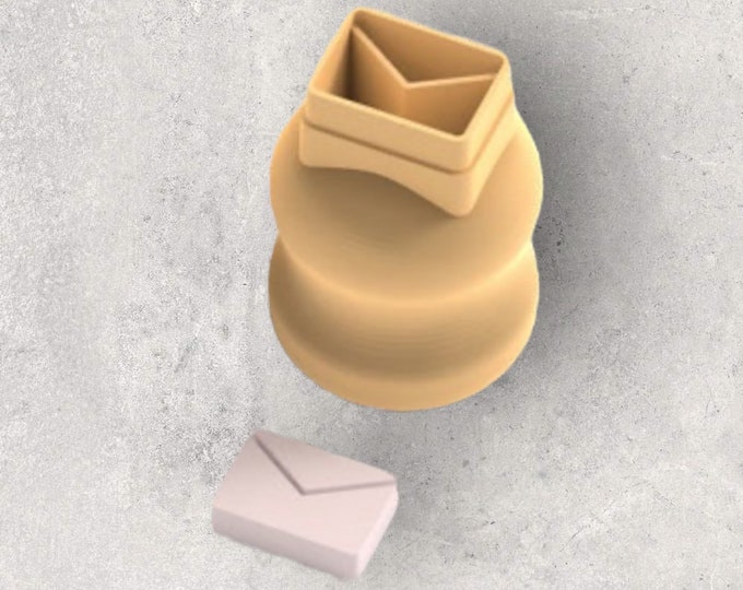 Valentines envelope Micro Clay Cutter| Polymer clay shape cutter | embossing cutter |earring shape mold | ceramic pottery