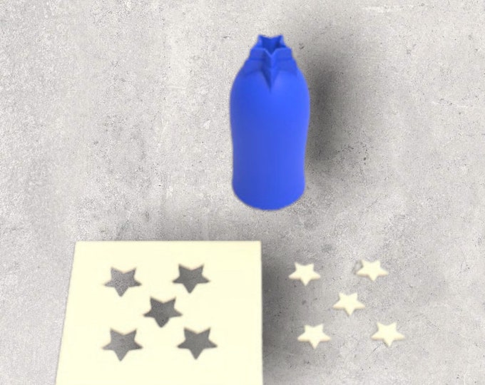 Star Micro Clay Cutter| Polymer clay shape cutter | embossing cutter |earring shape mold | ceramic pottery