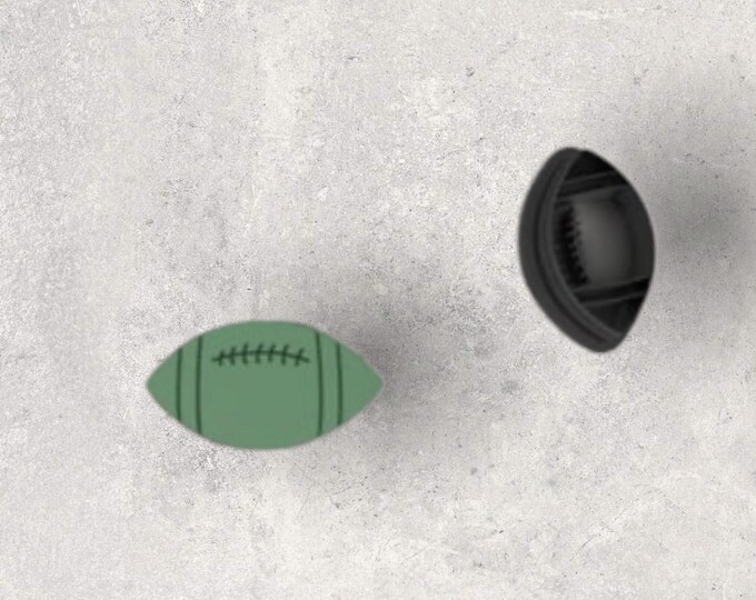 Football Clay Cutter| Polymer clay shape cutter | embossing cutter |earring shape mold | ceramic pottery