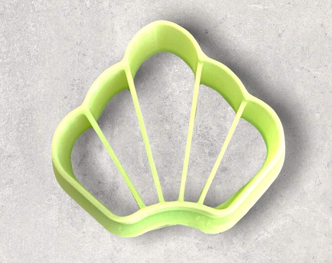 Scallop A Clay Cutter | Polymer clay shape cutter | embossing cutter |earring shape mold | ceramic pottery | handmade earrings