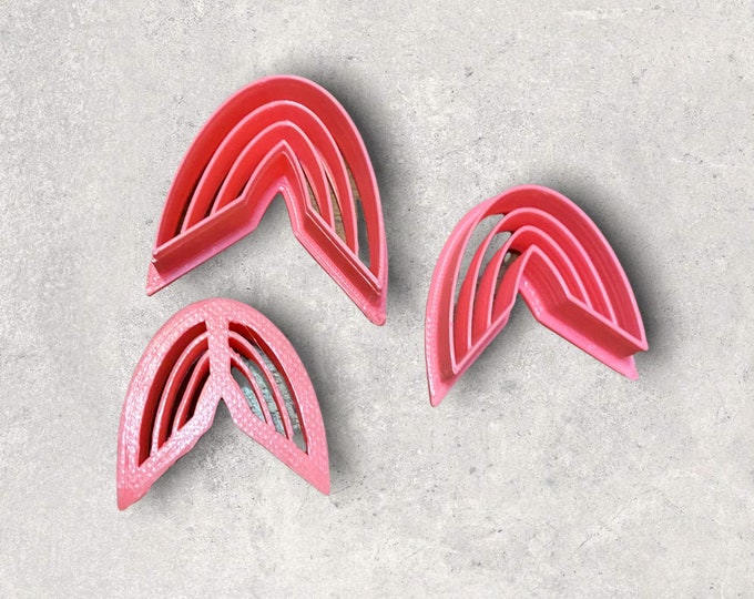 Boho ArchEmbossed Clay Cutter | Polymer clay shape cutter | embossing cutter |earring shape mold | handmade earrings |