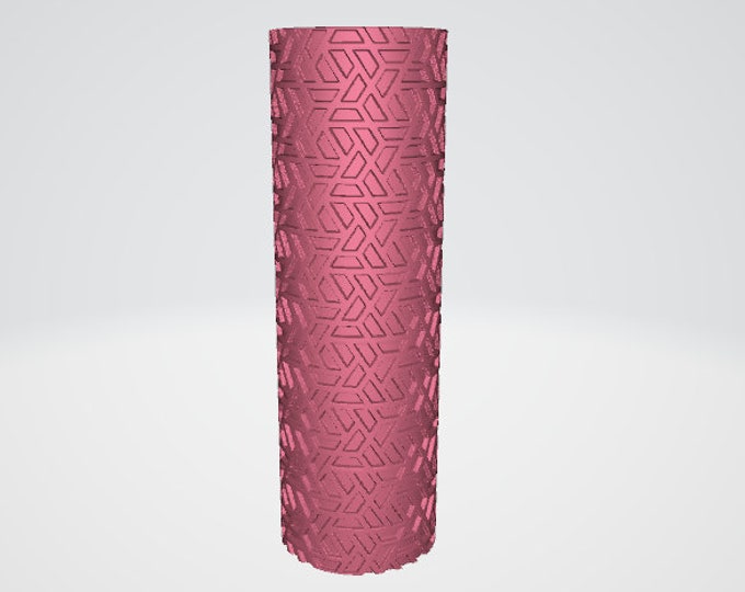 Geometric I Seamless Texture Roller | Clay Roller I Pottery Roller I Polymer Clay Roller I Texture Rolling Pin |