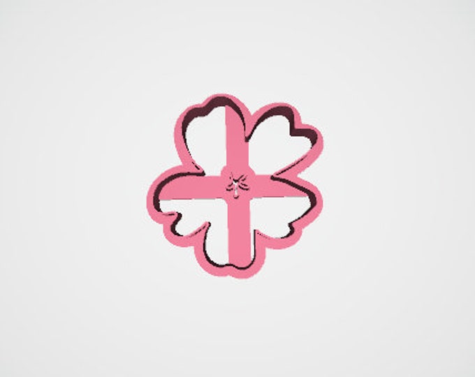 Flower II Embossed Clay Cutter| Polymer clay shape cutter | embossing cutter |earring shape mold | ceramic pottery