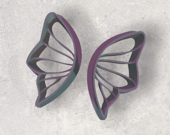 Butterfly embossing cutter | Polymer clay shape cutter | embossing cutter |earring shape mold | ceramic pottery | handmade earrings |
