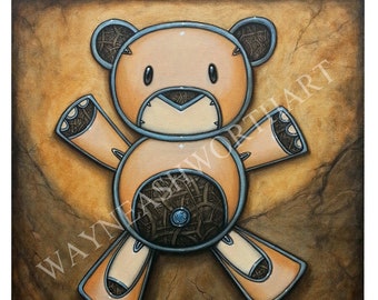 MetaLife: "Teddinium" Giclée Fine Art Print Firmado por el artista.