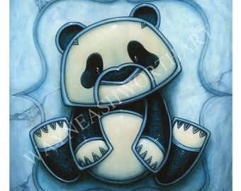 MetaLife: "Pandaminium" Giclée Fine Art Print Firmado por el artista.